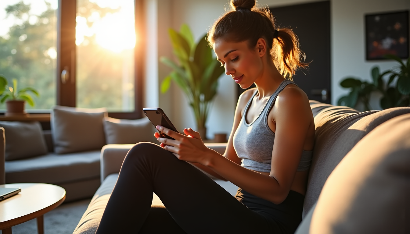 Pas le temps d’aller en salle ? Comment une app de coach sportif sauve vos semaines